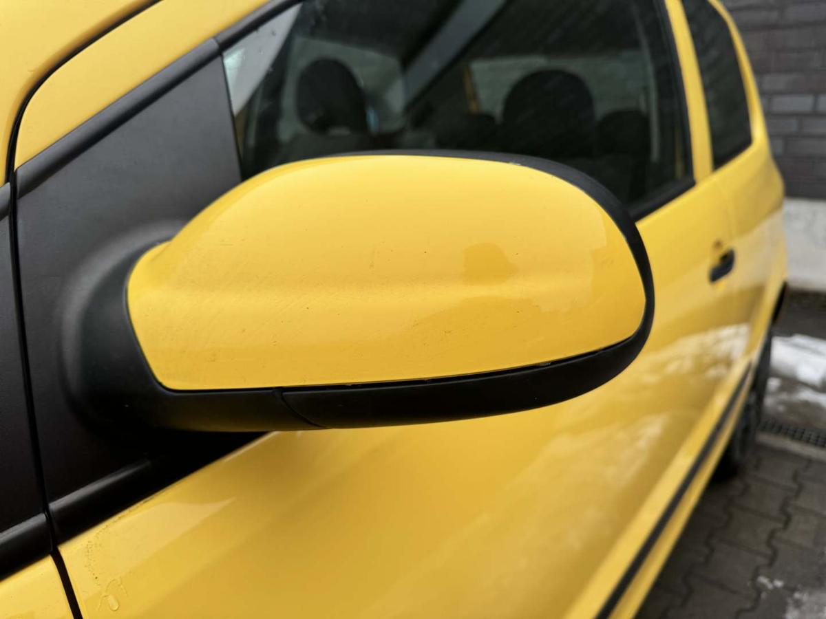 VW Fox original Au&szlig;enspiegel links elektrisch verstellbar LY1C Sonnengelb Bj.2007